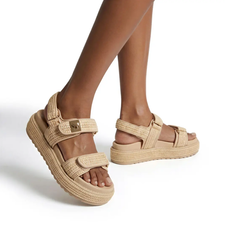 Sandalias Planas Bigmona Beige