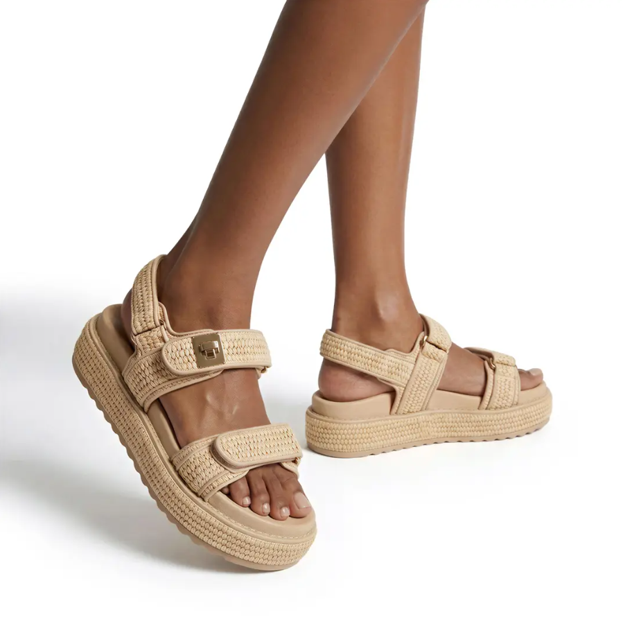 Sandalias Planas Bigmona Beige