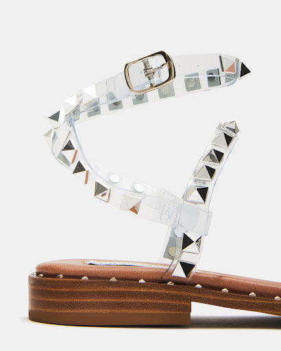 Sandalias Planas Travel Transparente