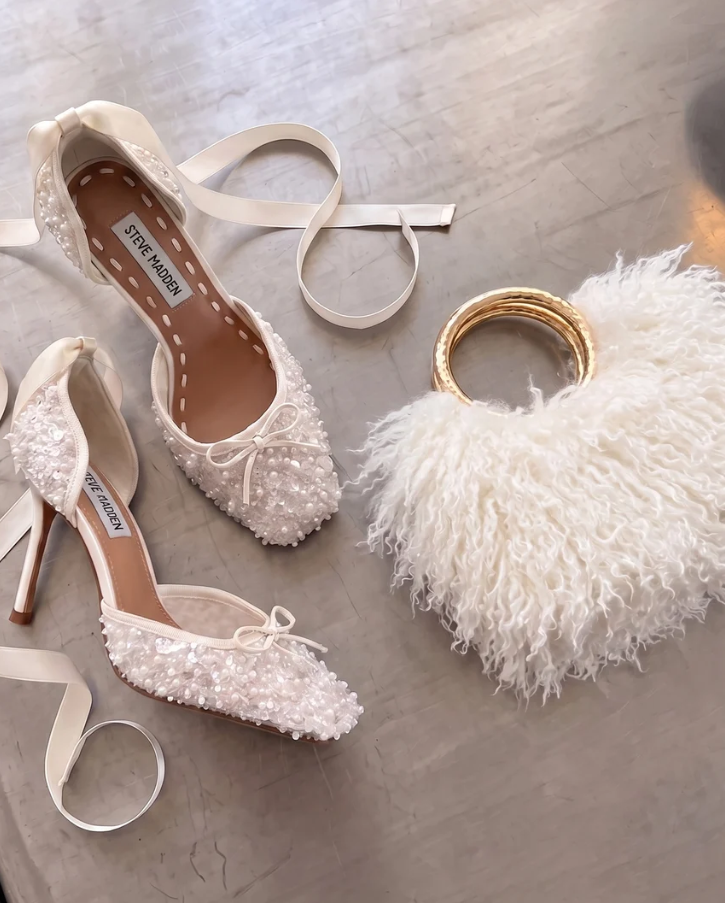 Tacones Stiletto Larina-Seq Blancos con perlas - view 10