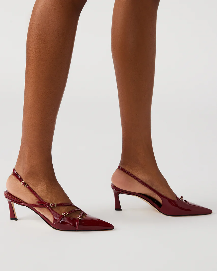 Tacones Stiletto Liana vinotinto