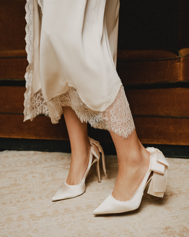 Tacones Stiletto Teacup Hueso - view 2