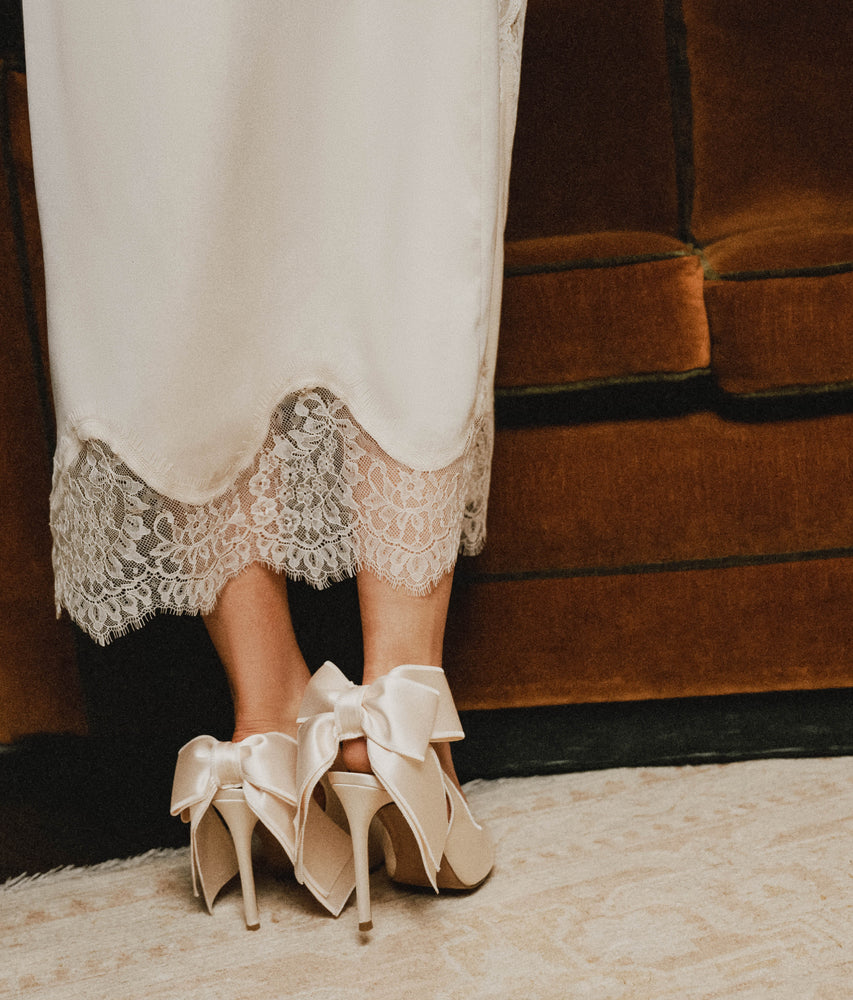 Tacones Stiletto Teacup Hueso - view 8