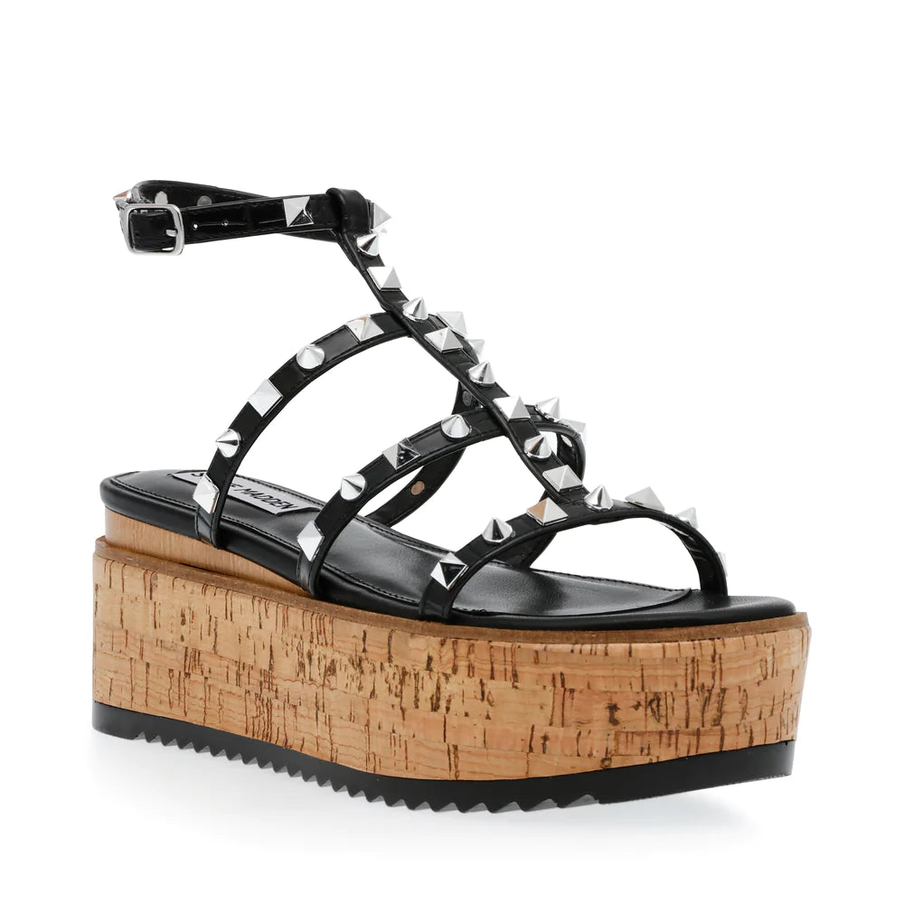 Sandalias De Plataforma Clovis Negras- Hover Image