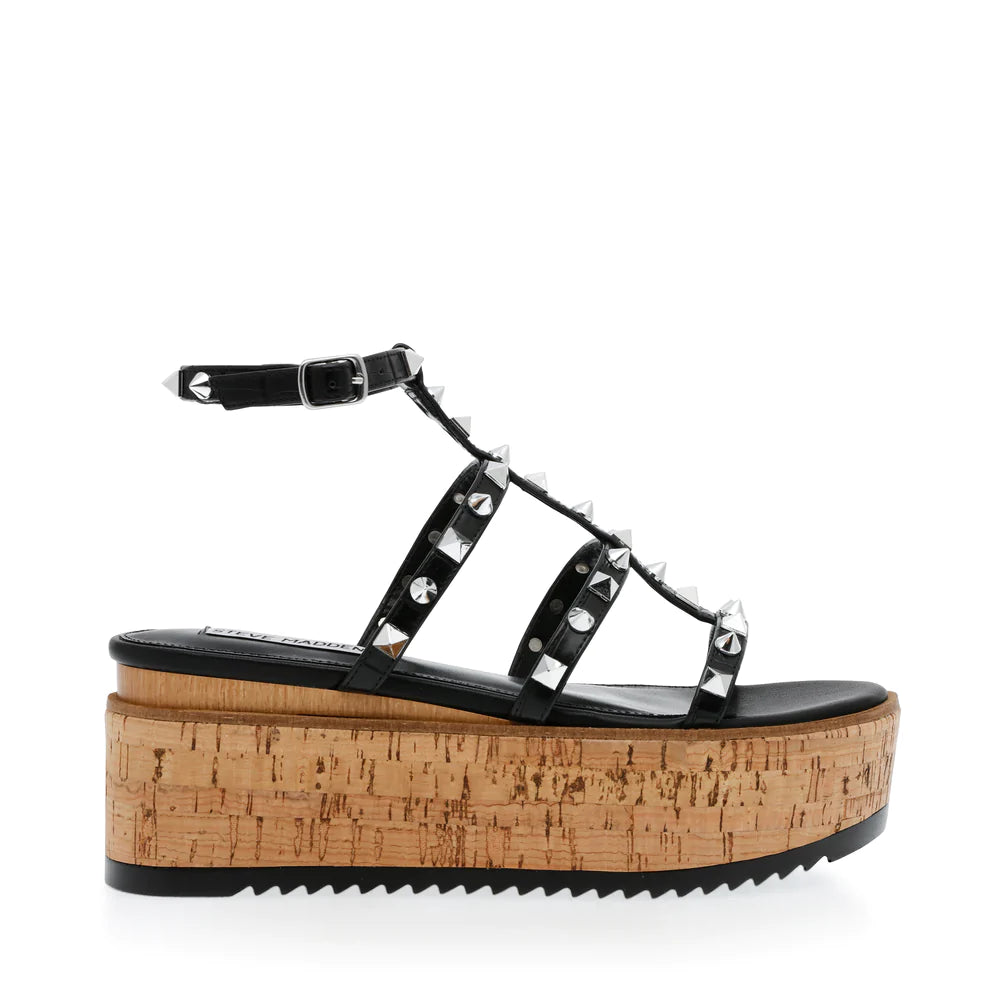 Sandalias De Plataforma Clovis Negras