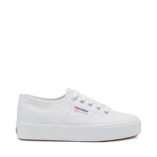 Tenis Plataforma Blancos 2730 Mid