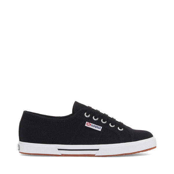 Tenis Clásicos Negros 2950 Stripe Superga