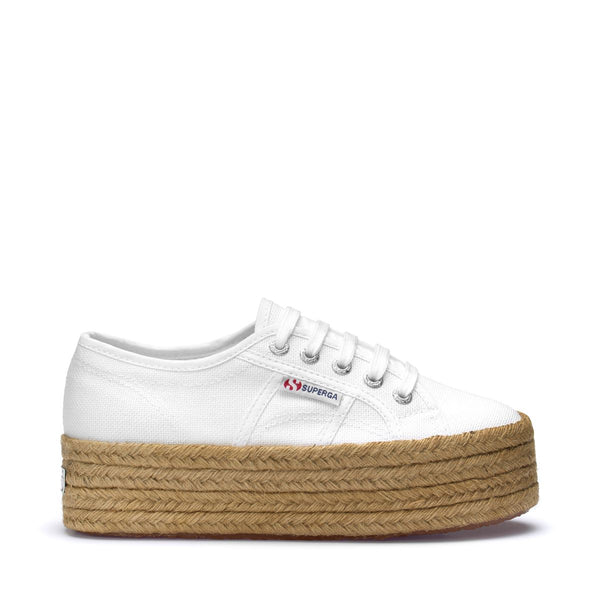 Tenis Plataforma Espadrilla Blancos 2790 Cotropew Mujer