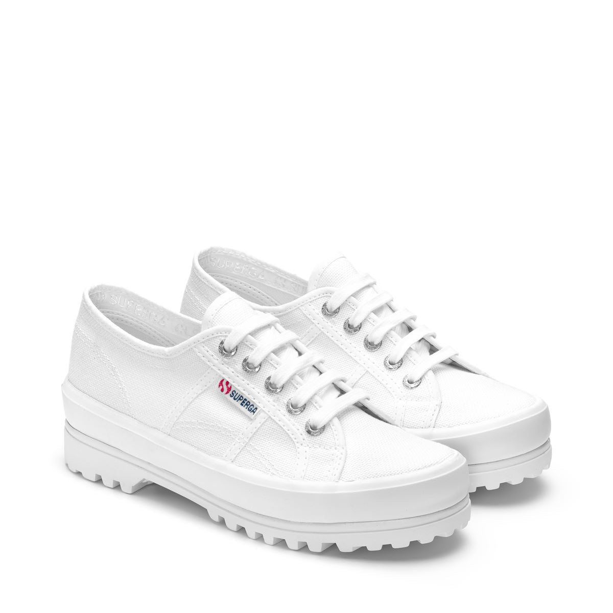 Zapatos con Plataforma Blancas 2555-Cotu Alpina
