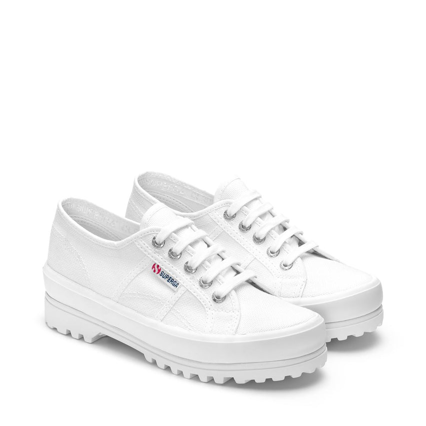 Zapatos con Plataforma Blancas 2555-Cotu Alpina