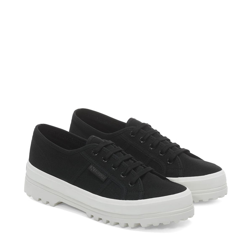 Zapatos con Plataforma Negros 2555-Cotu Alpina
